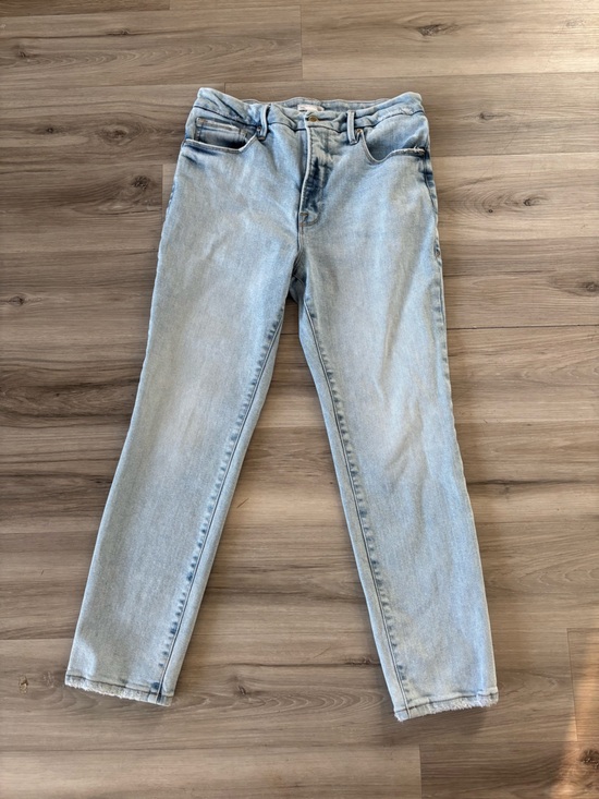 Good American Denim - Good American 10/30 Light Wash High Rise Jeans